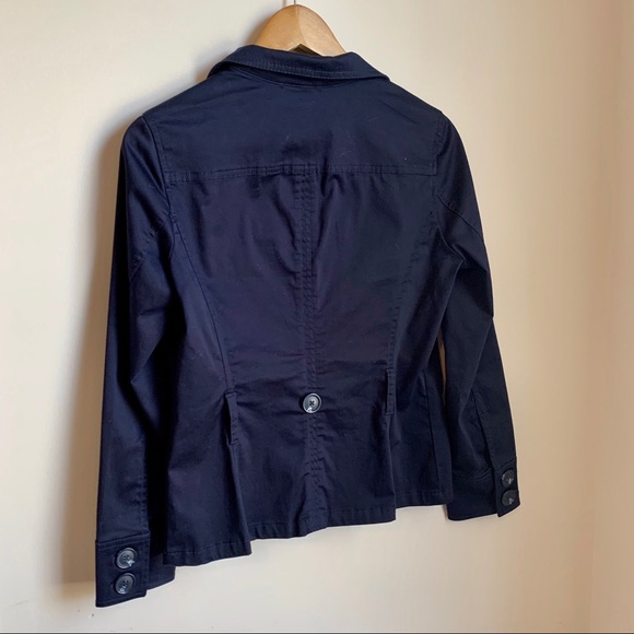 St. John’s Bay Navy Utility Cargo Jacket Blazer - Picture 10 of 15